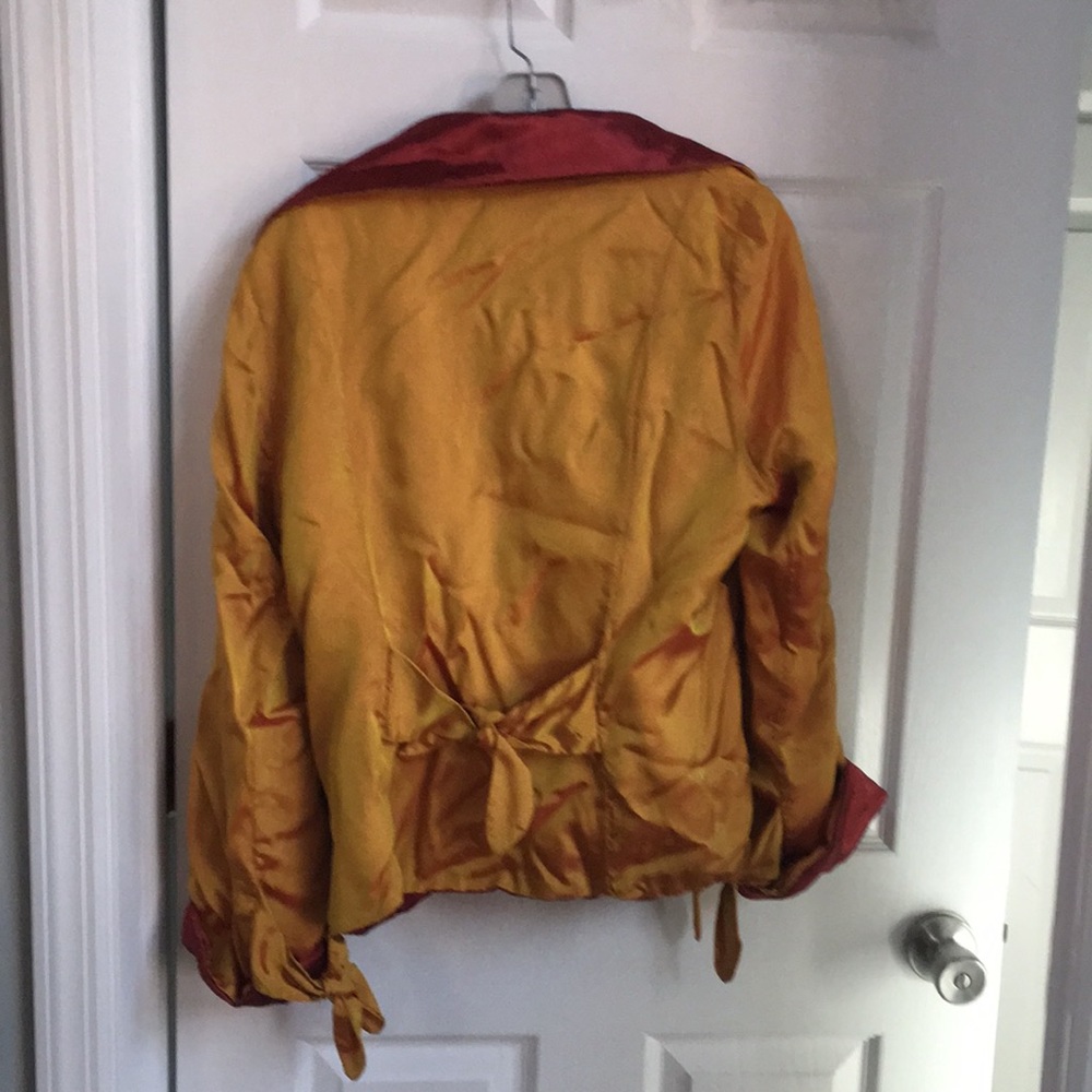 Reversible Silk Jacket - Size Large - image 2